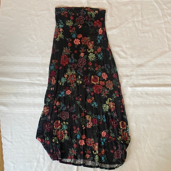 (Women’s XS) American Rag Multicolor Floral Maxi Skirt - Picture 1 of 4